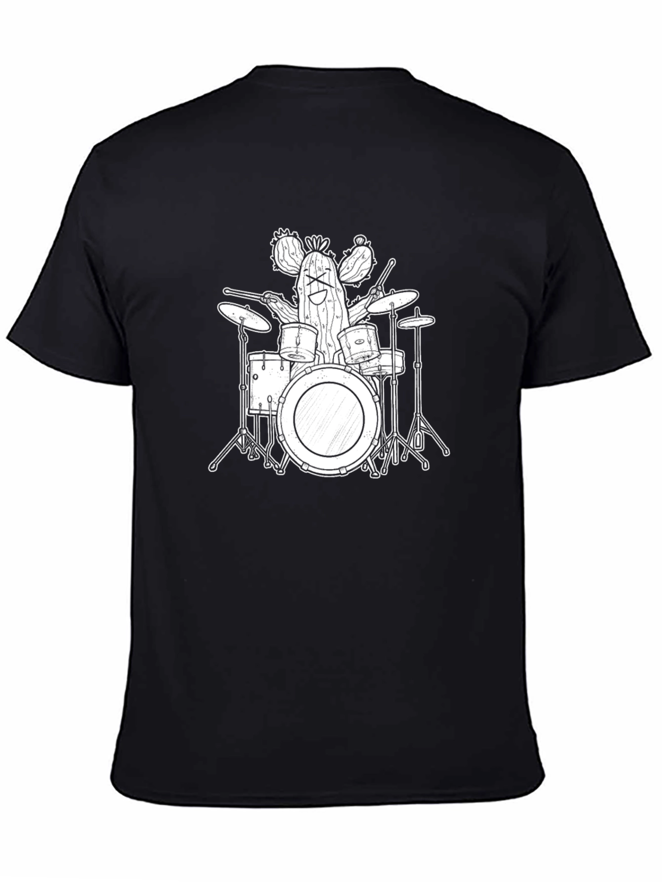 Cactus Drummer T-Shirt - Funny Band Tee