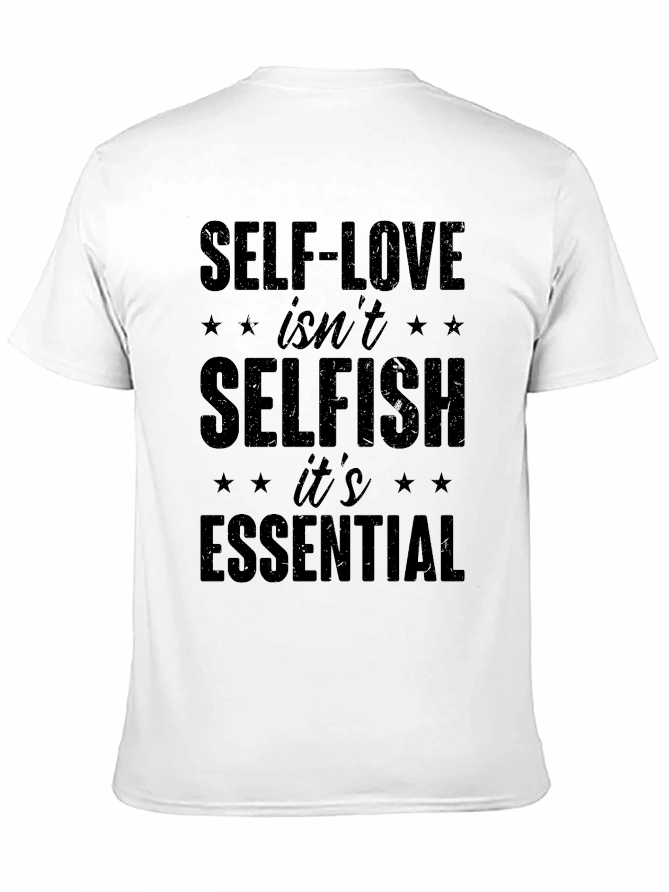 Self-Love Isnt Selfish Black T-Shirt