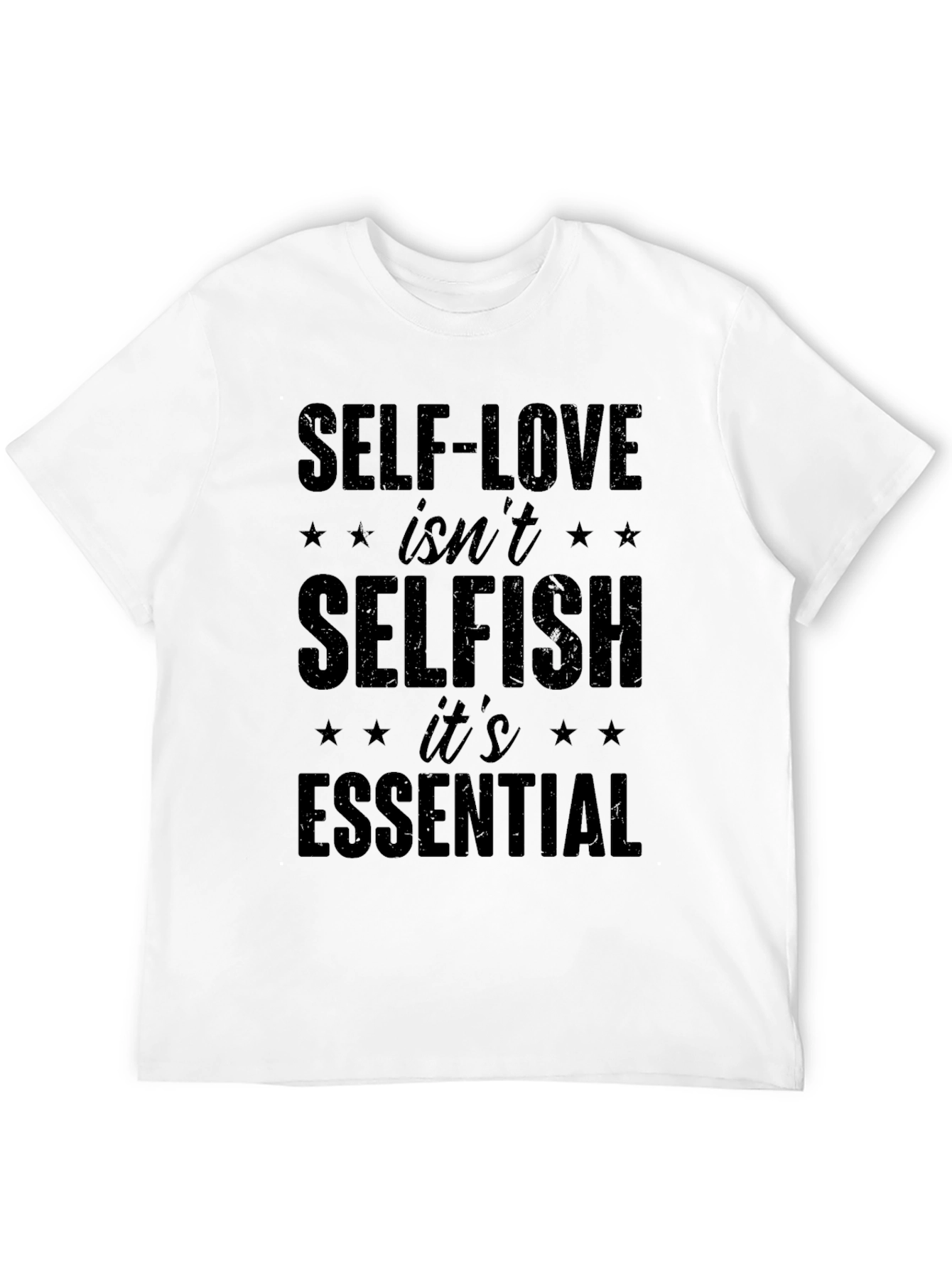 Self-Love Isnt Selfish Black T-Shirt