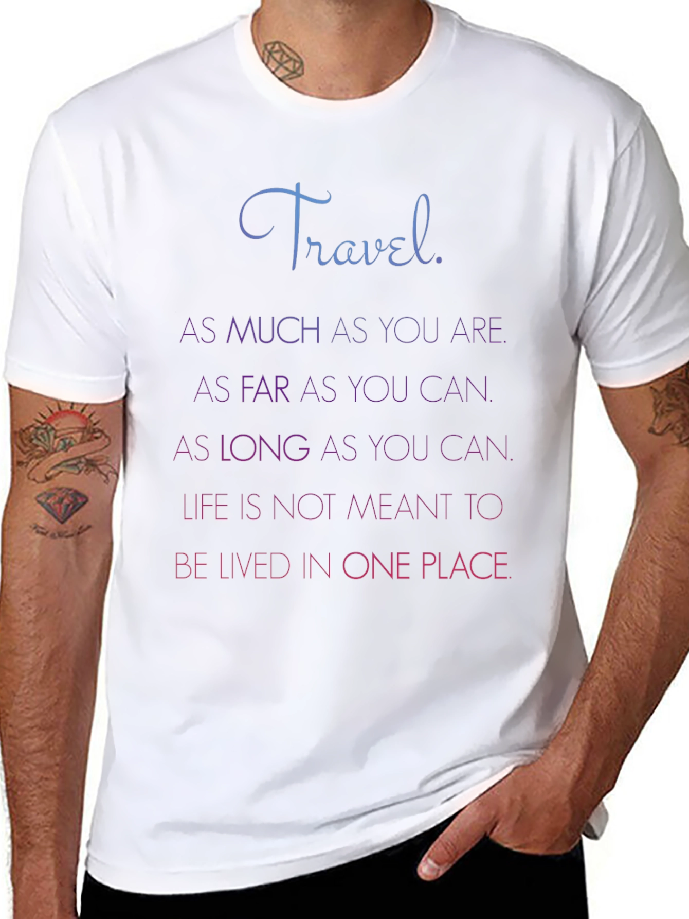 Travel Quote Graphic Tee