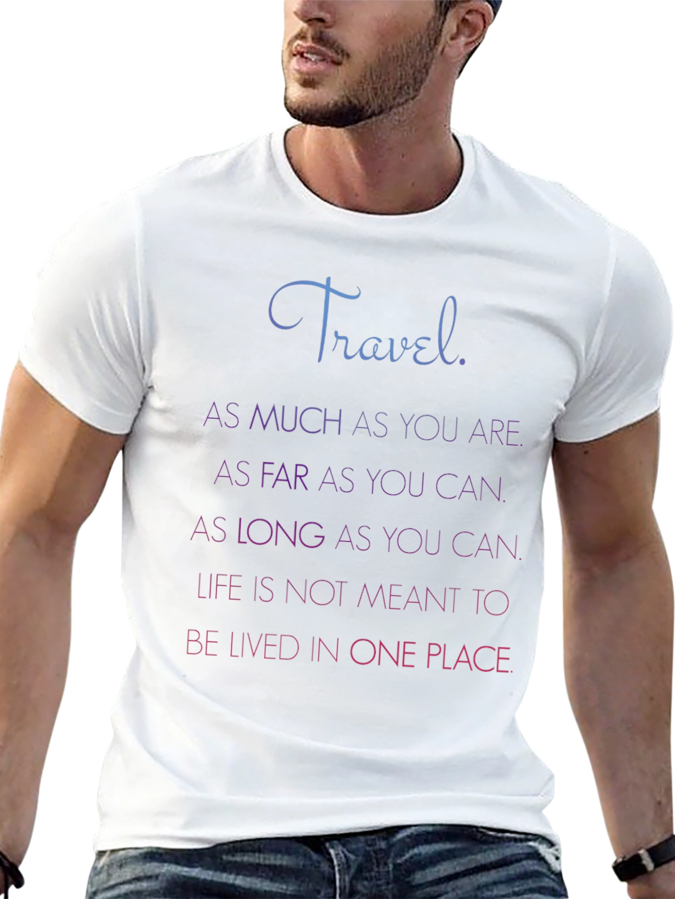 Travel Quote Graphic Tee