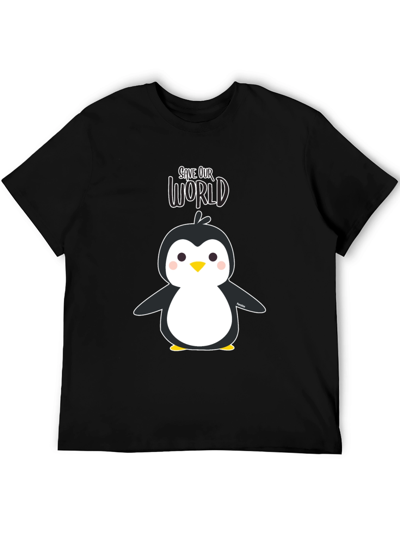 Save Our World Penguin Graphic Tee