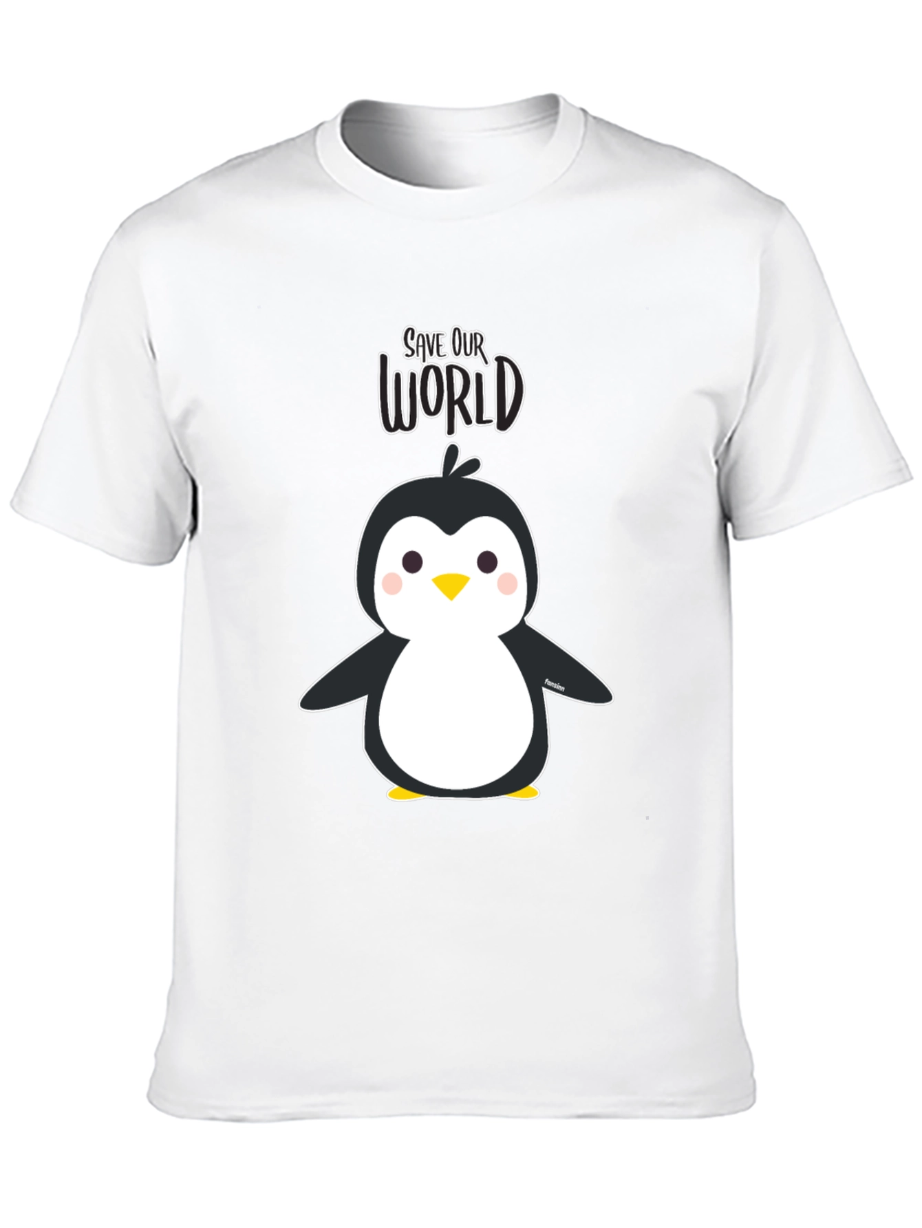 Save Our World Penguin Graphic Tee