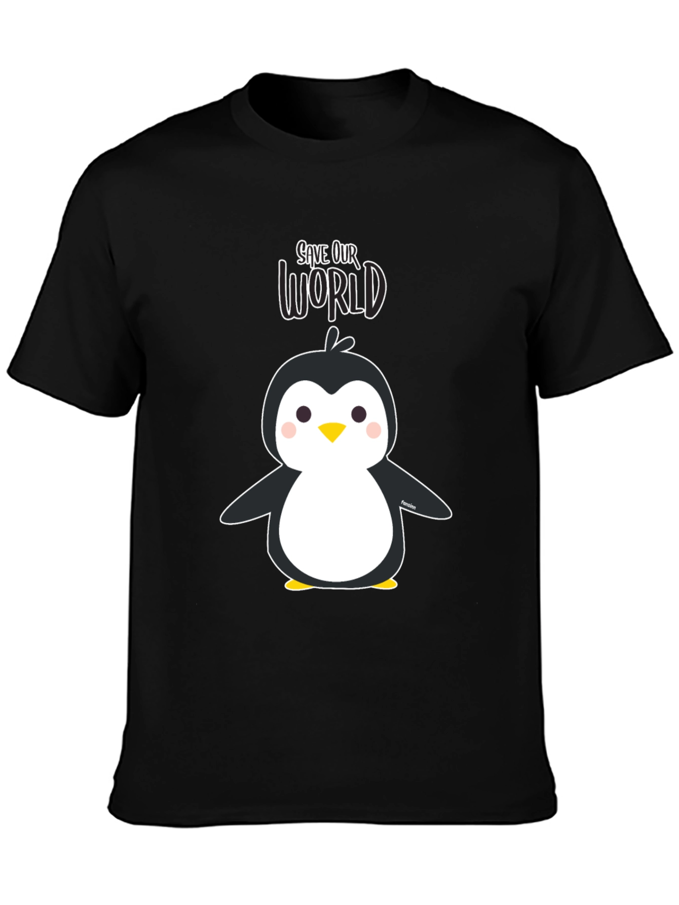 Save Our World Penguin Graphic Tee
