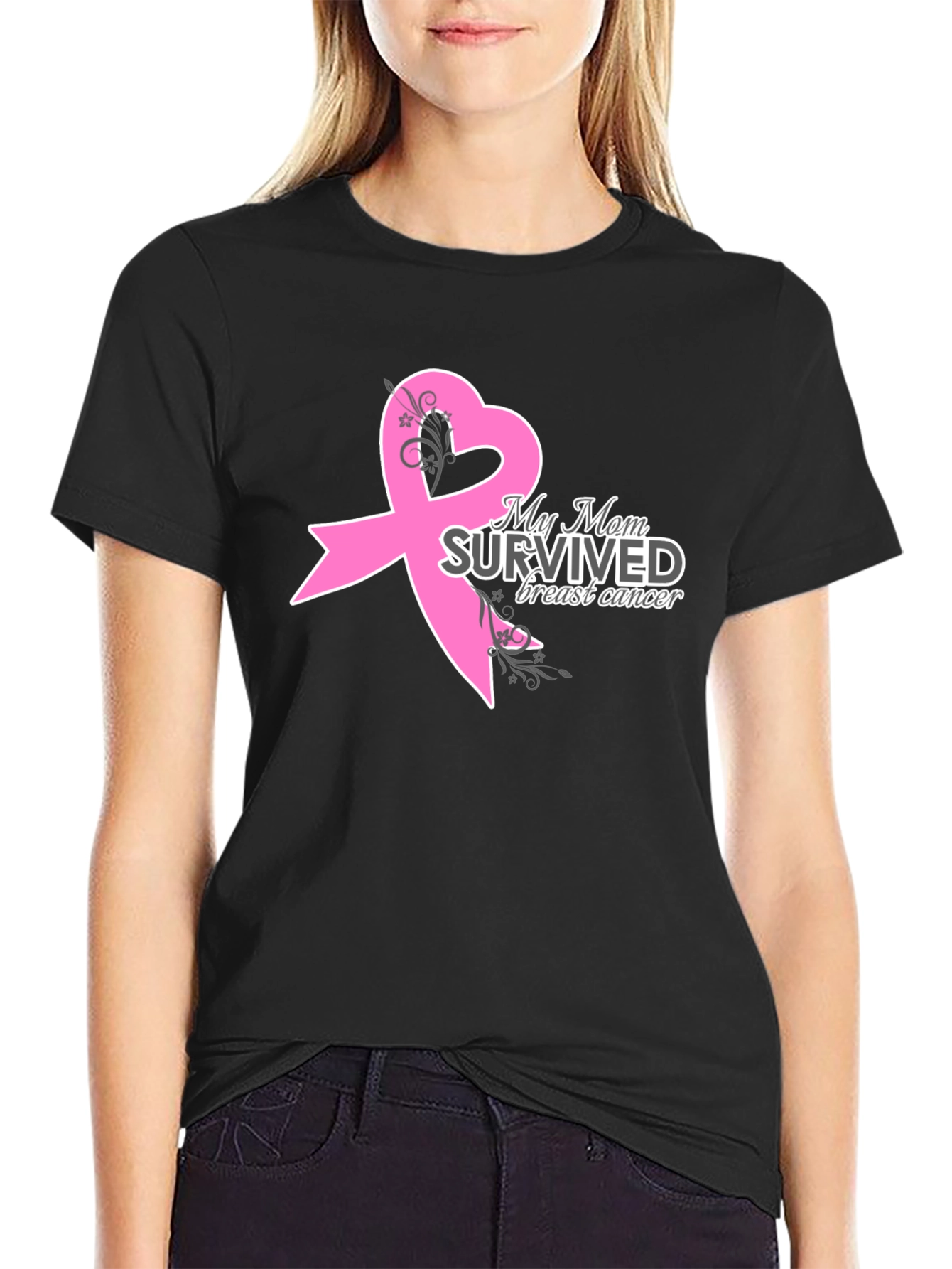 My Mom Survived Breast Cancer T-Shirt