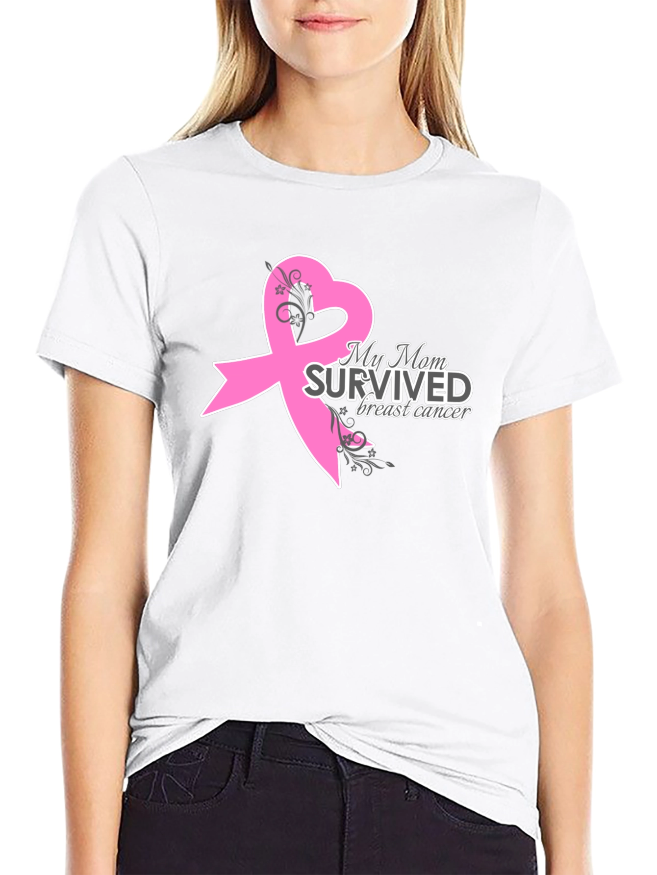 My Mom Survived Breast Cancer T-Shirt