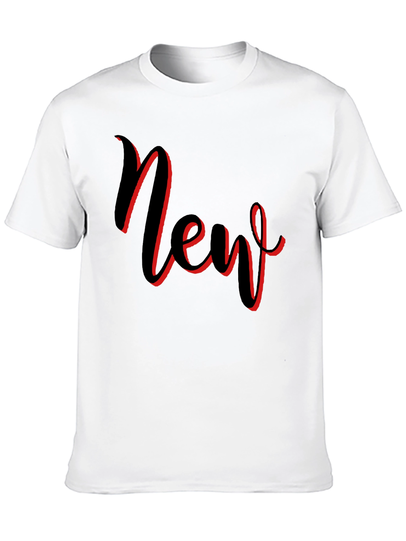 Stylish Black T-Shirt with New Graphic Design