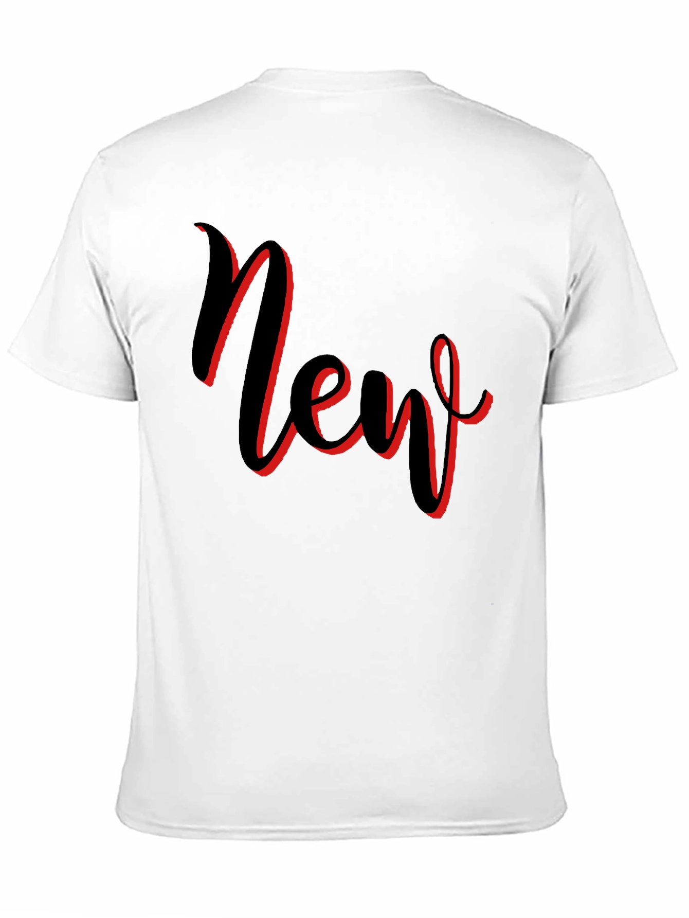 Stylish Black T-Shirt with New Graphic Design