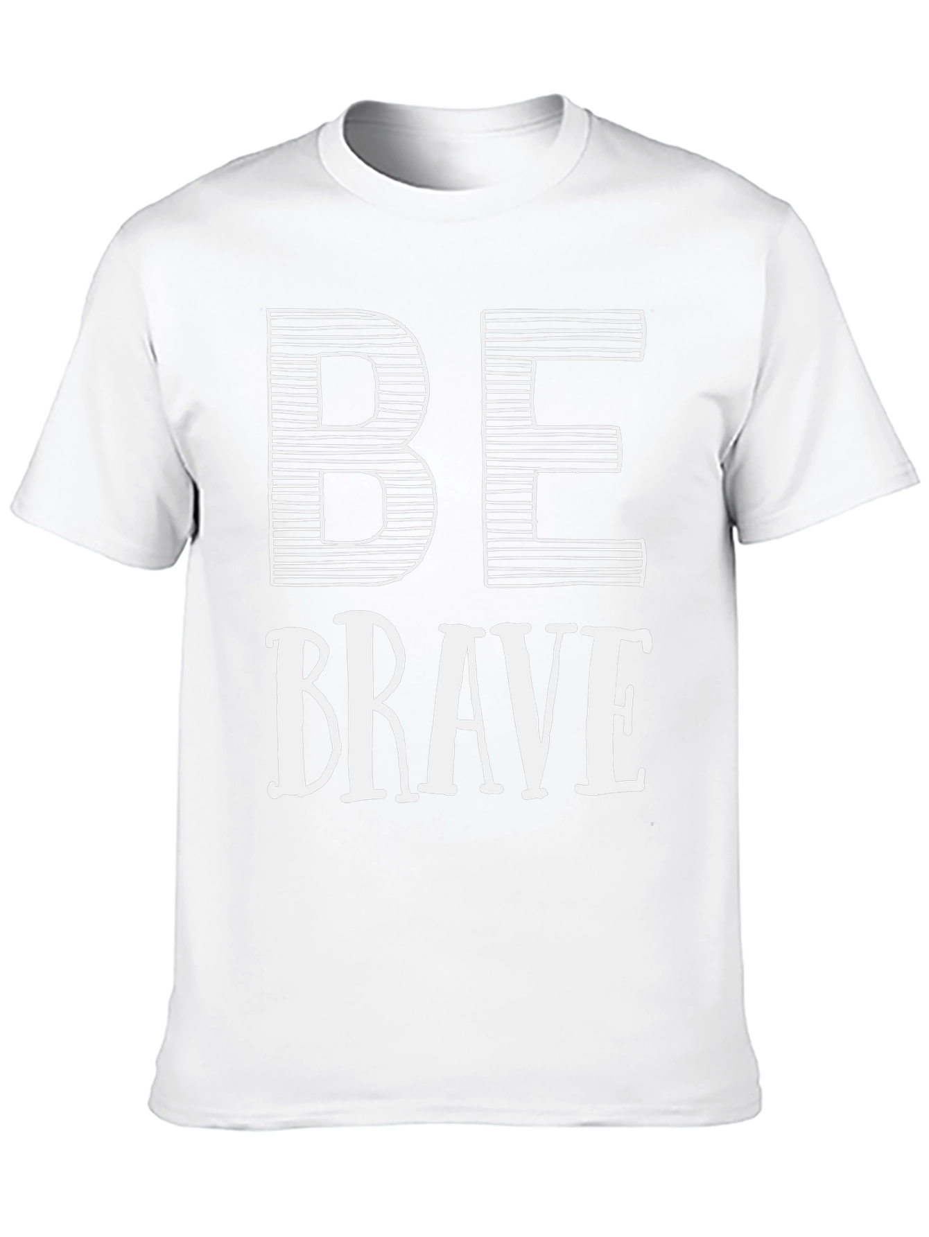 Be Brave Graphic Tee - Mens Black T-Shirt