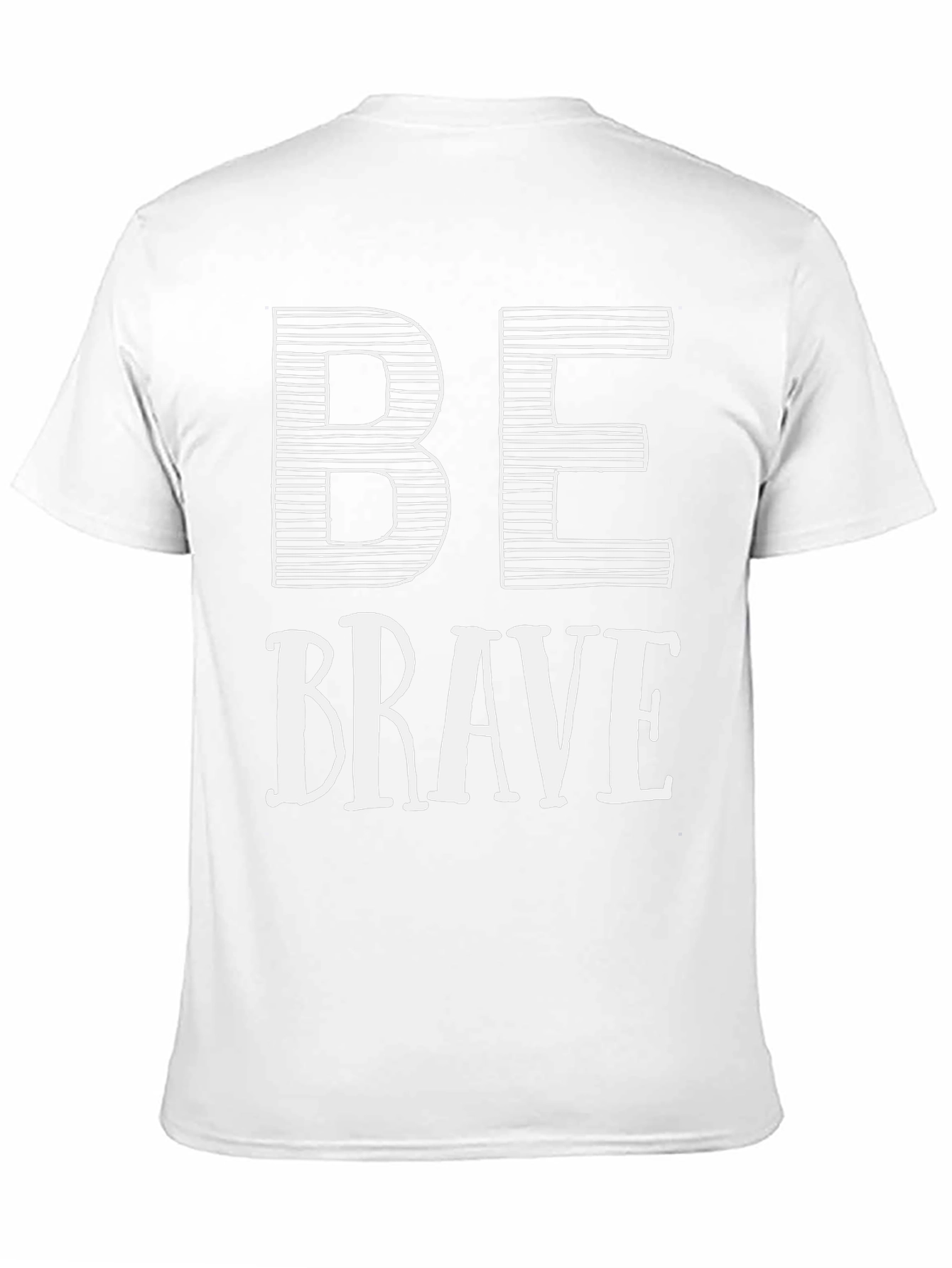 Be Brave Graphic Tee - Mens Black T-Shirt