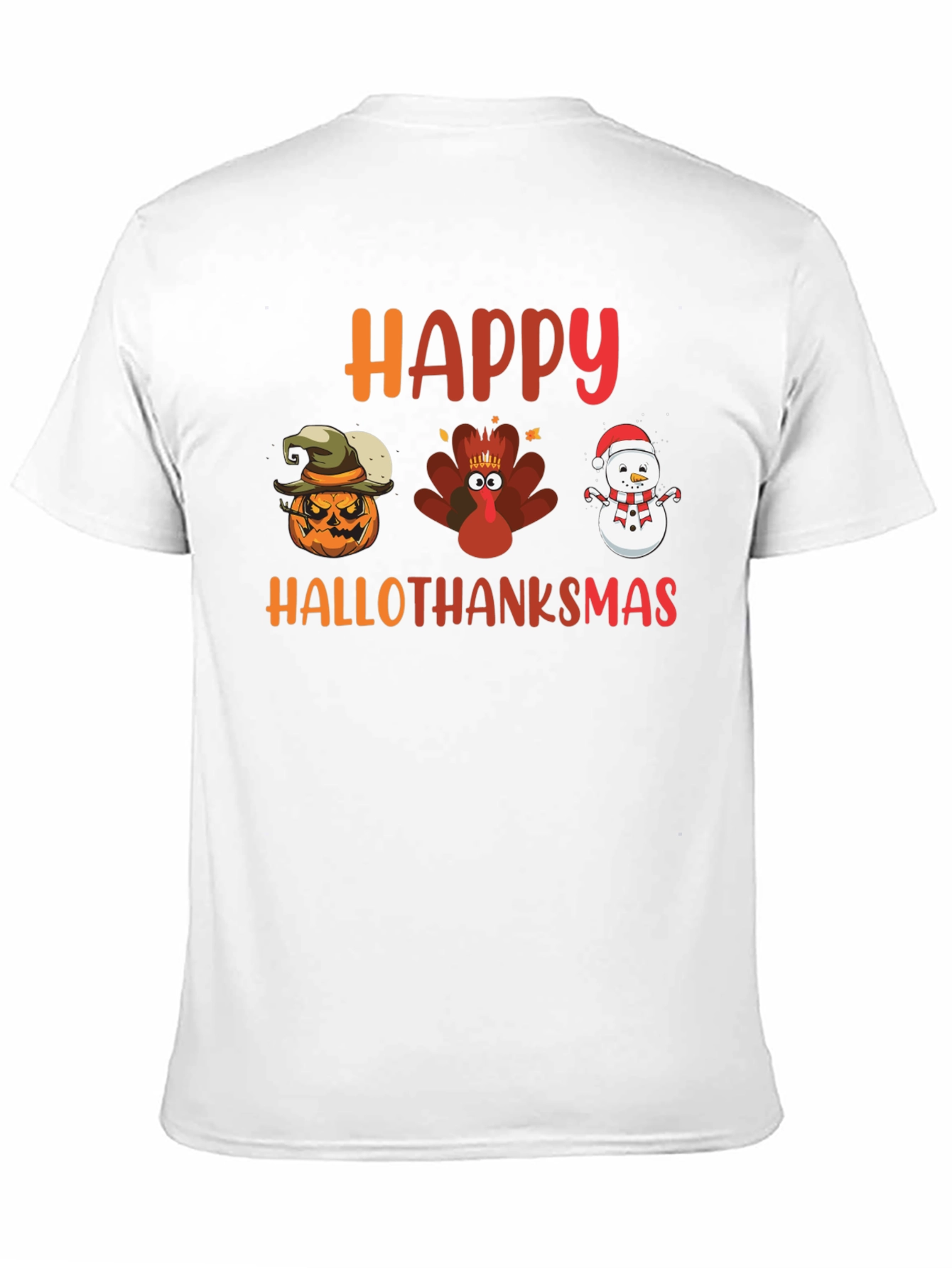 HalloThanksMas T-Shirt - Holiday Season Tee