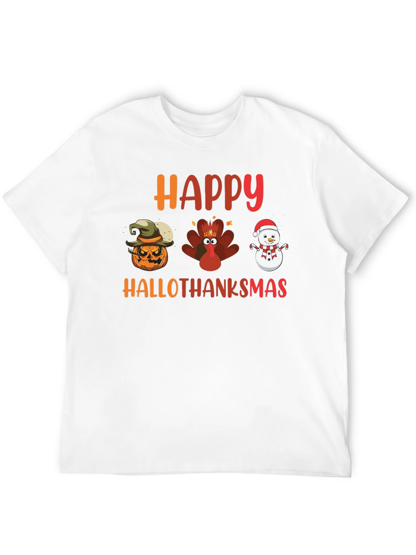 HalloThanksMas T-Shirt - Holiday Season Tee