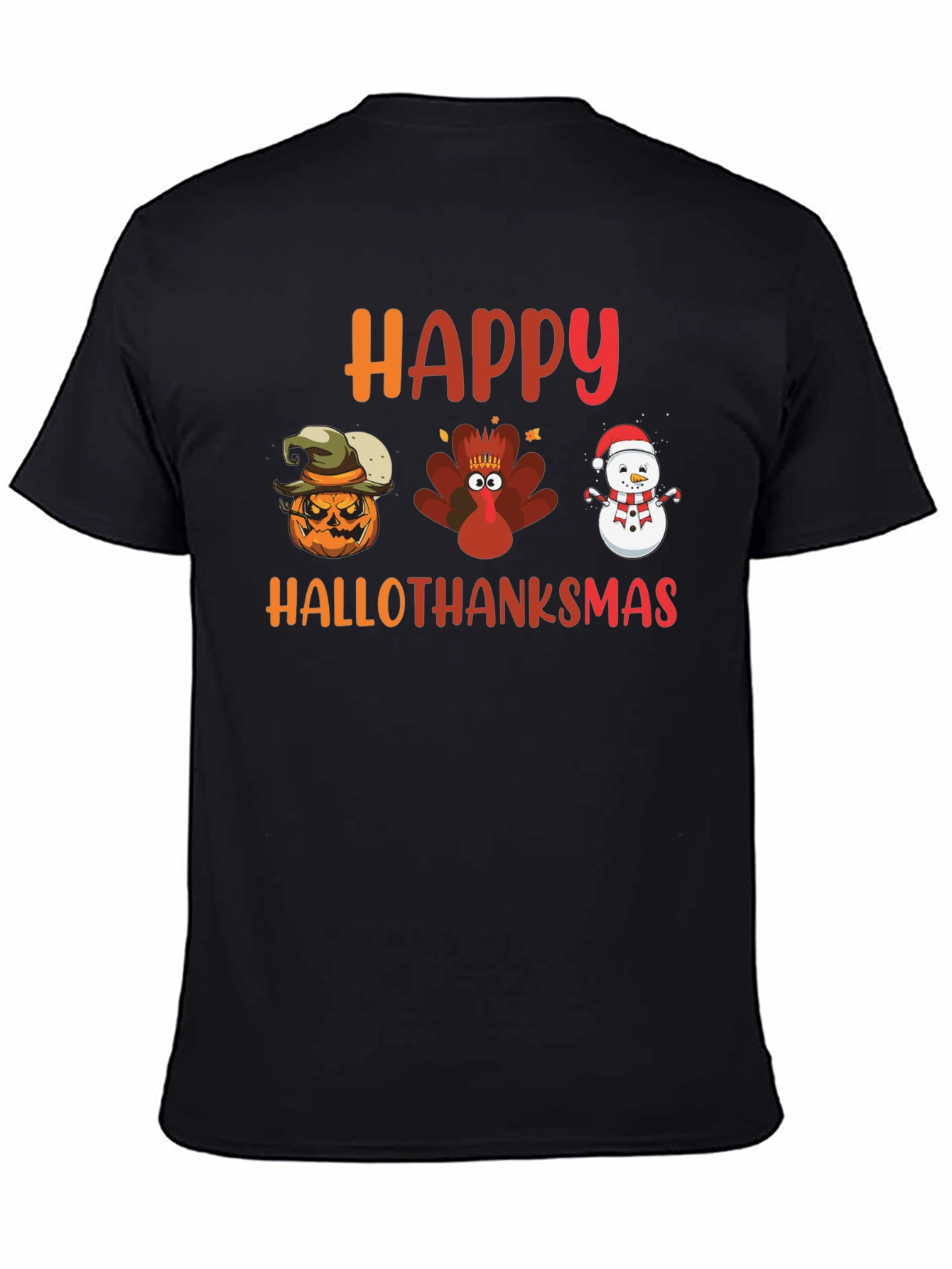 HalloThanksMas T-Shirt - Holiday Season Tee