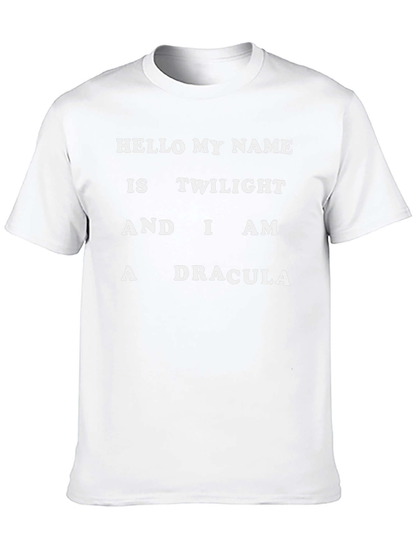 Twilight Dracula Graphic Tee - Funny Novelty T-Shirt