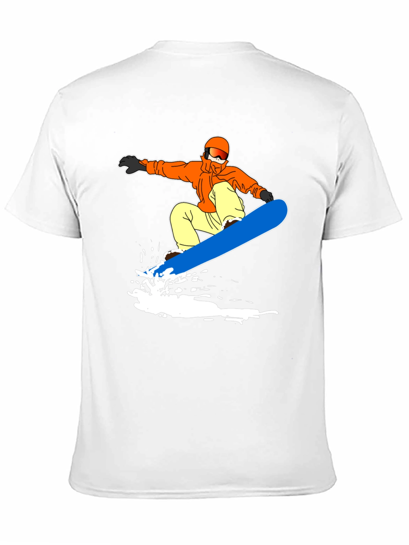 Snowboarder Graphic Black T-Shirt | Activewear Tee