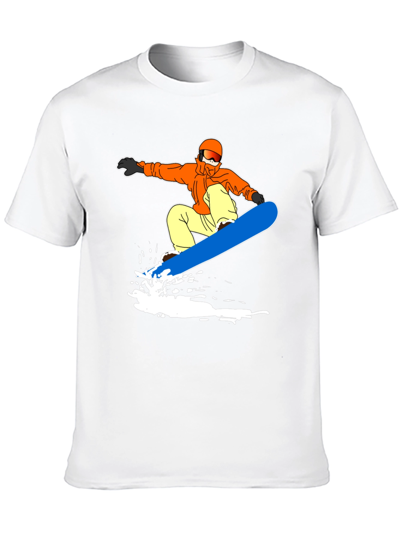 Snowboarder Graphic Black T-Shirt | Activewear Tee