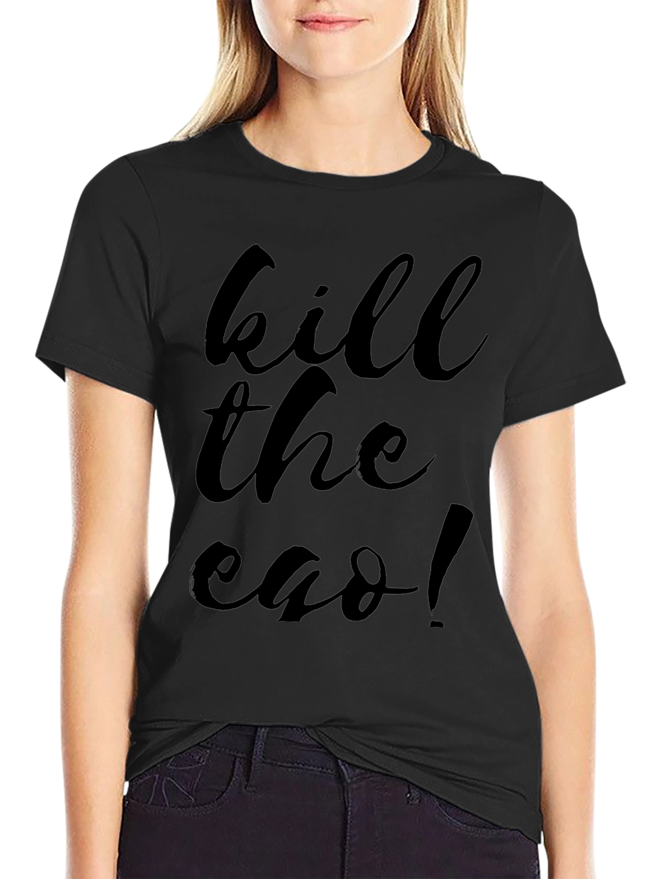 Kill the Ciao! Black Graphic Tee
