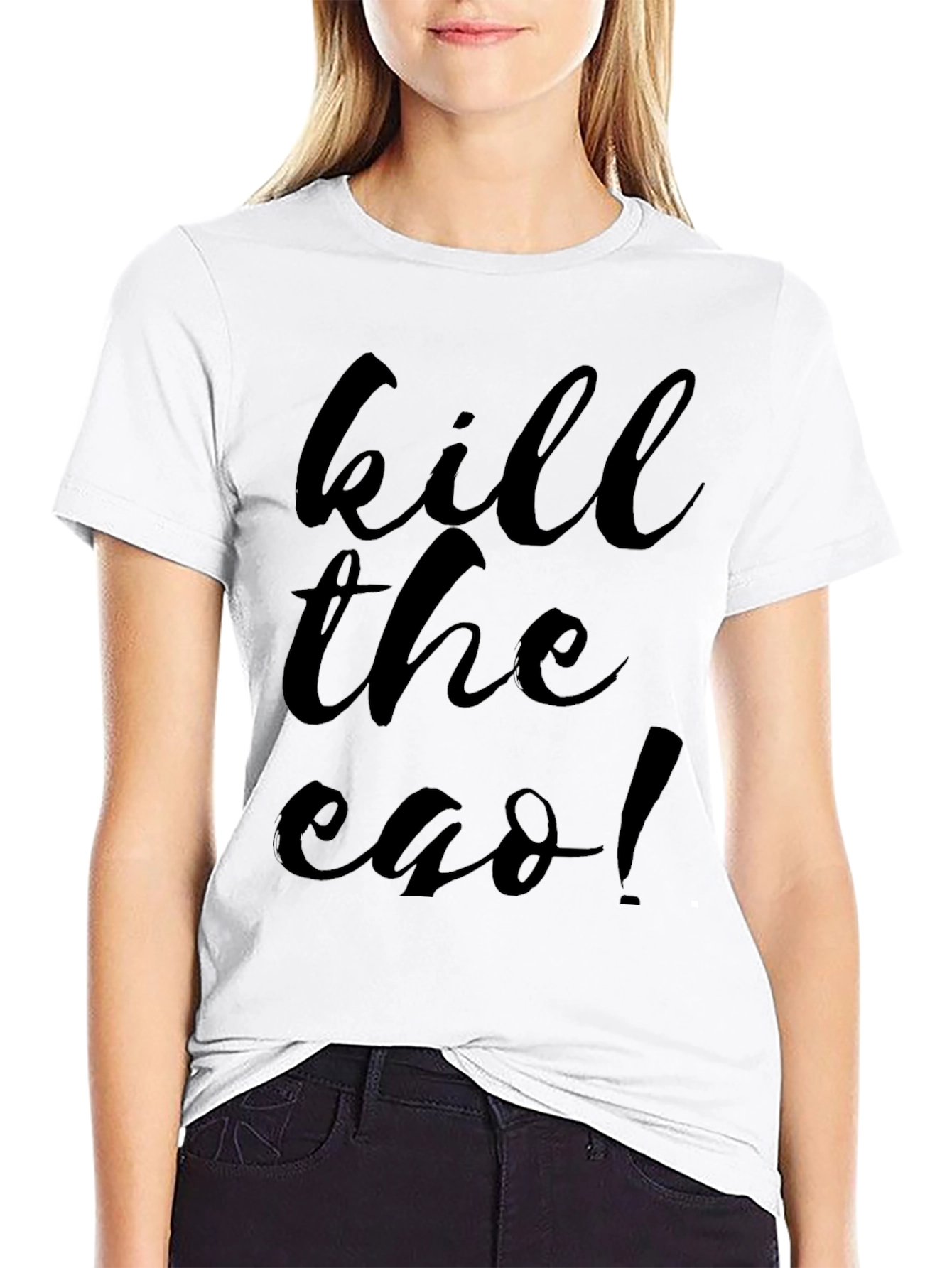 Kill the Ciao! Black Graphic Tee