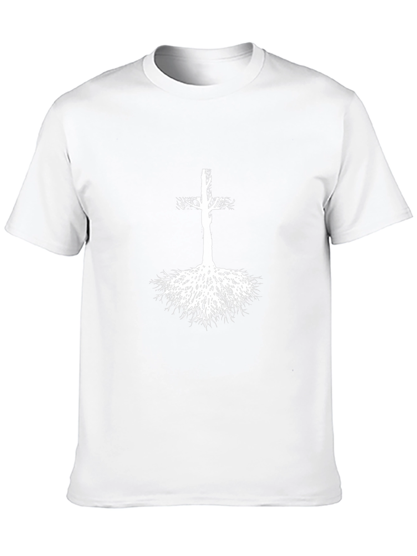 Rooted Cross Graphic Tee - Black