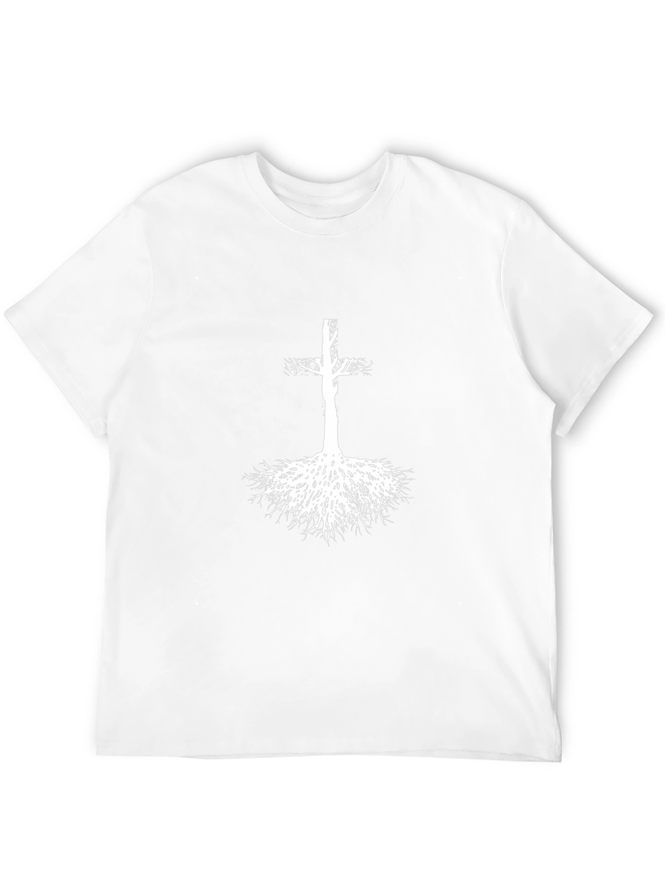Rooted Cross Graphic Tee - Black