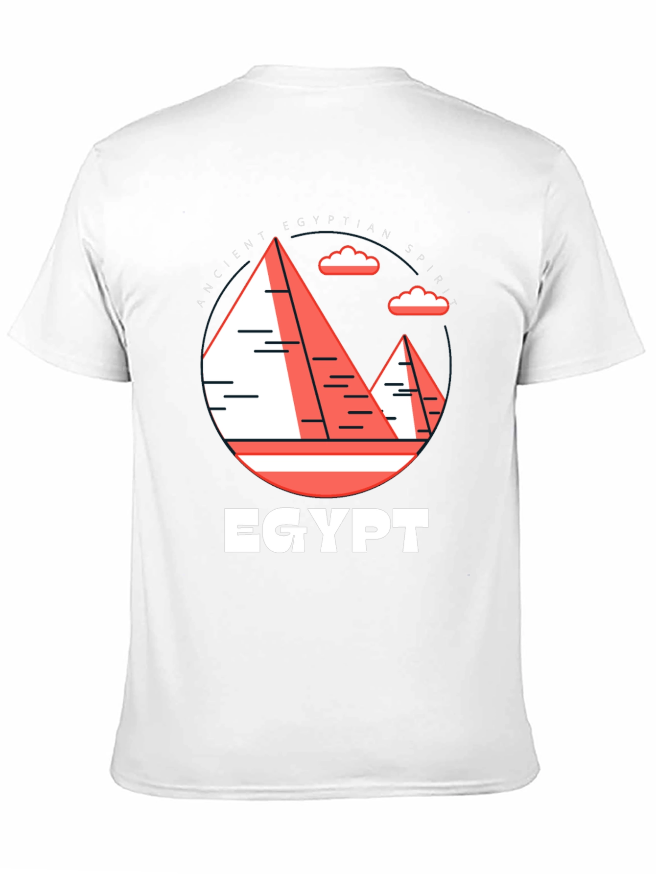 Egyptian Spirit Graphic Tee - Unisex Black T-Shirt