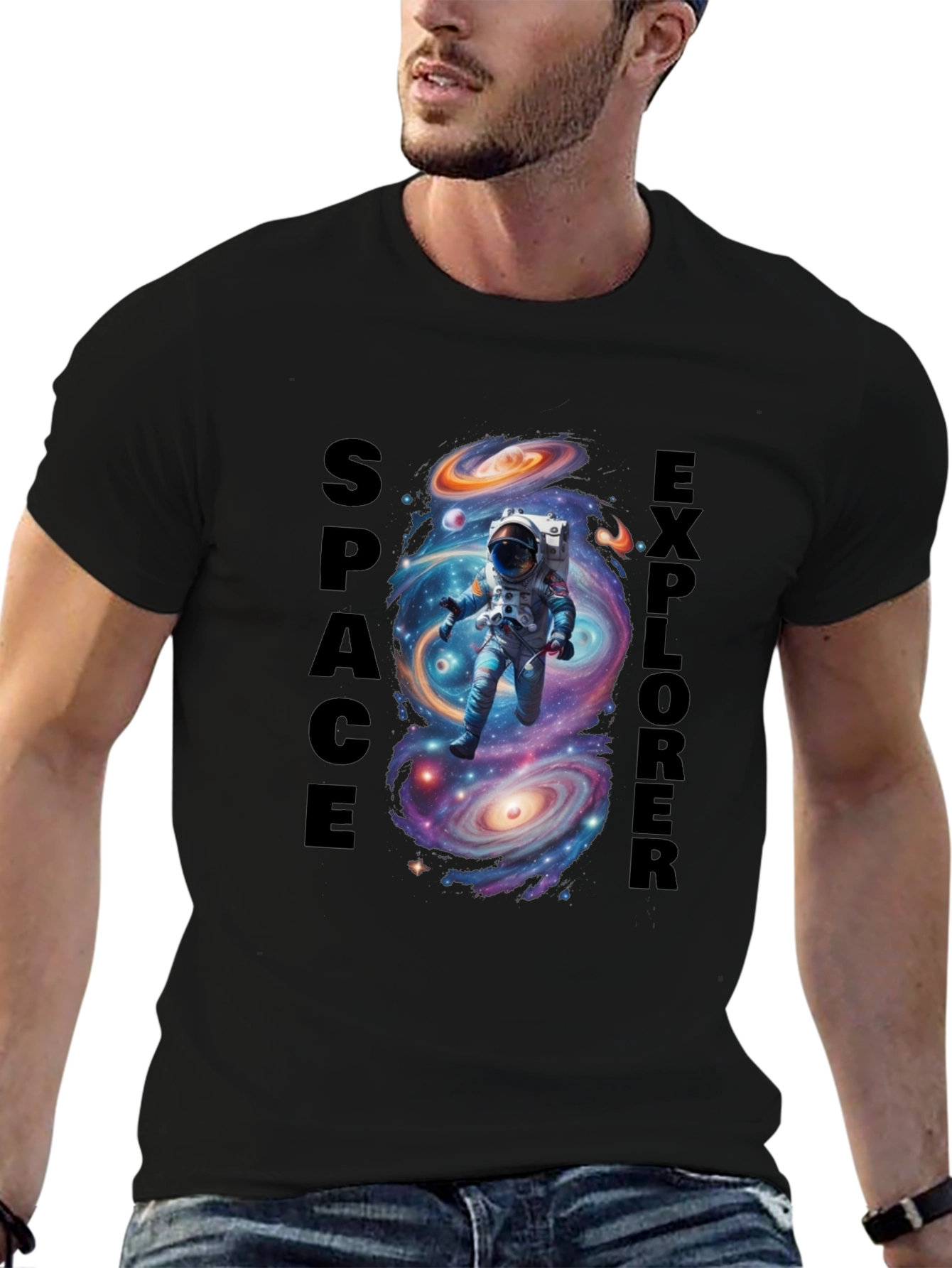 Space Explorer Graphic T-Shirt