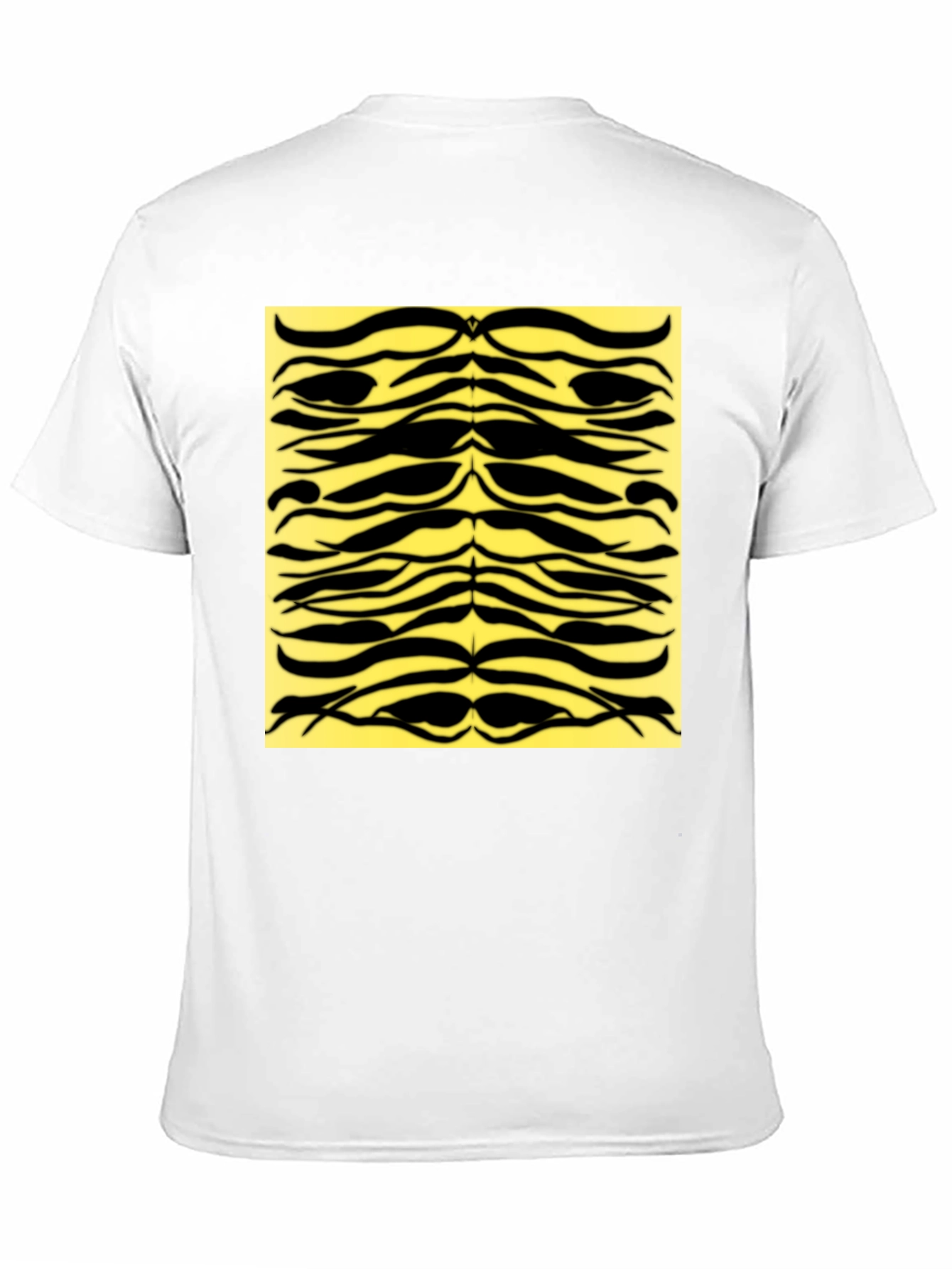 Bold Tiger Stripe Graphic Tee - Black