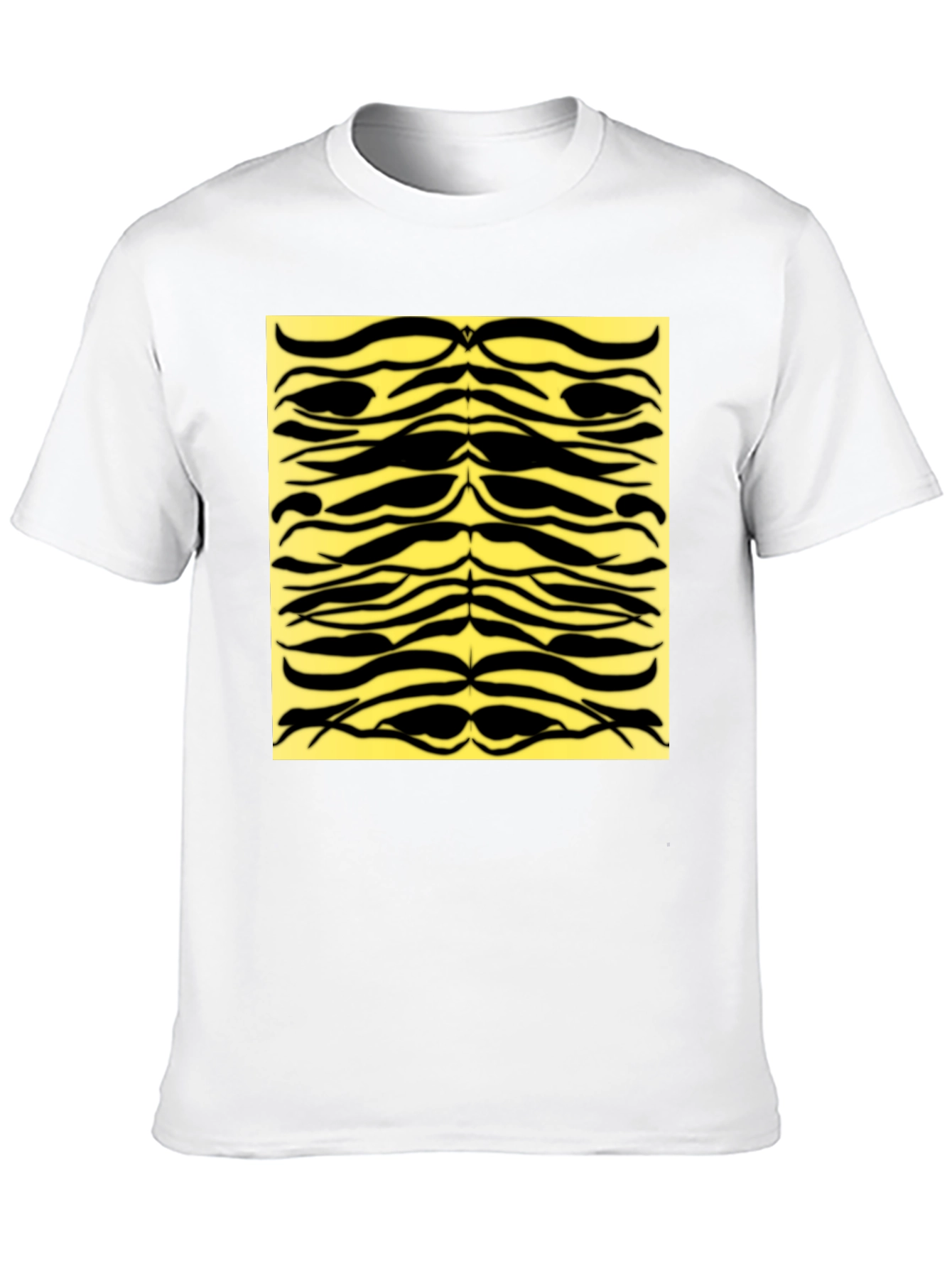 Bold Tiger Stripe Graphic Tee - Black