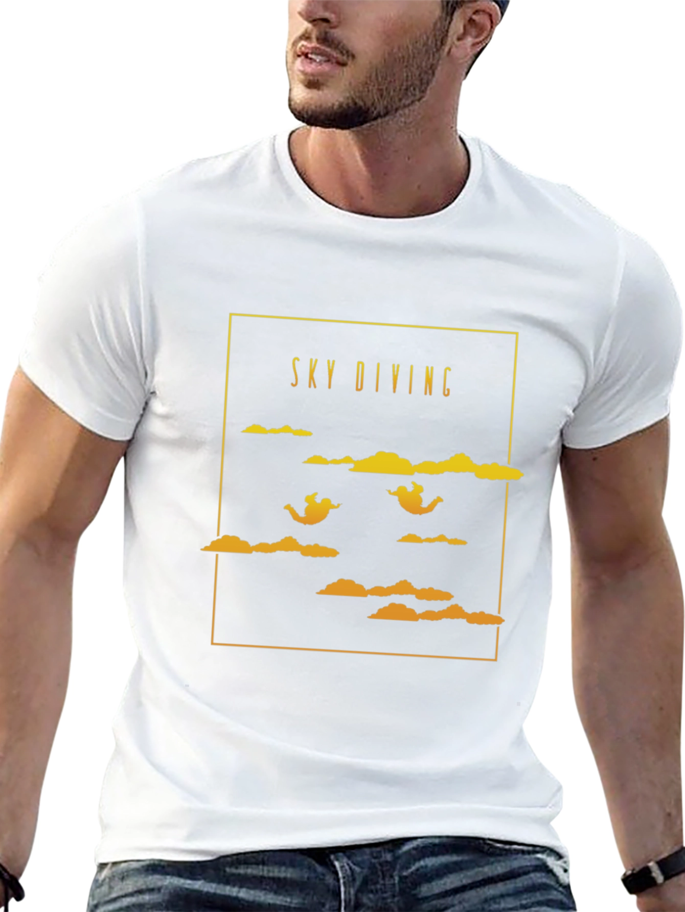 Sky Diving Graphic T-Shirt - Adventure Ready