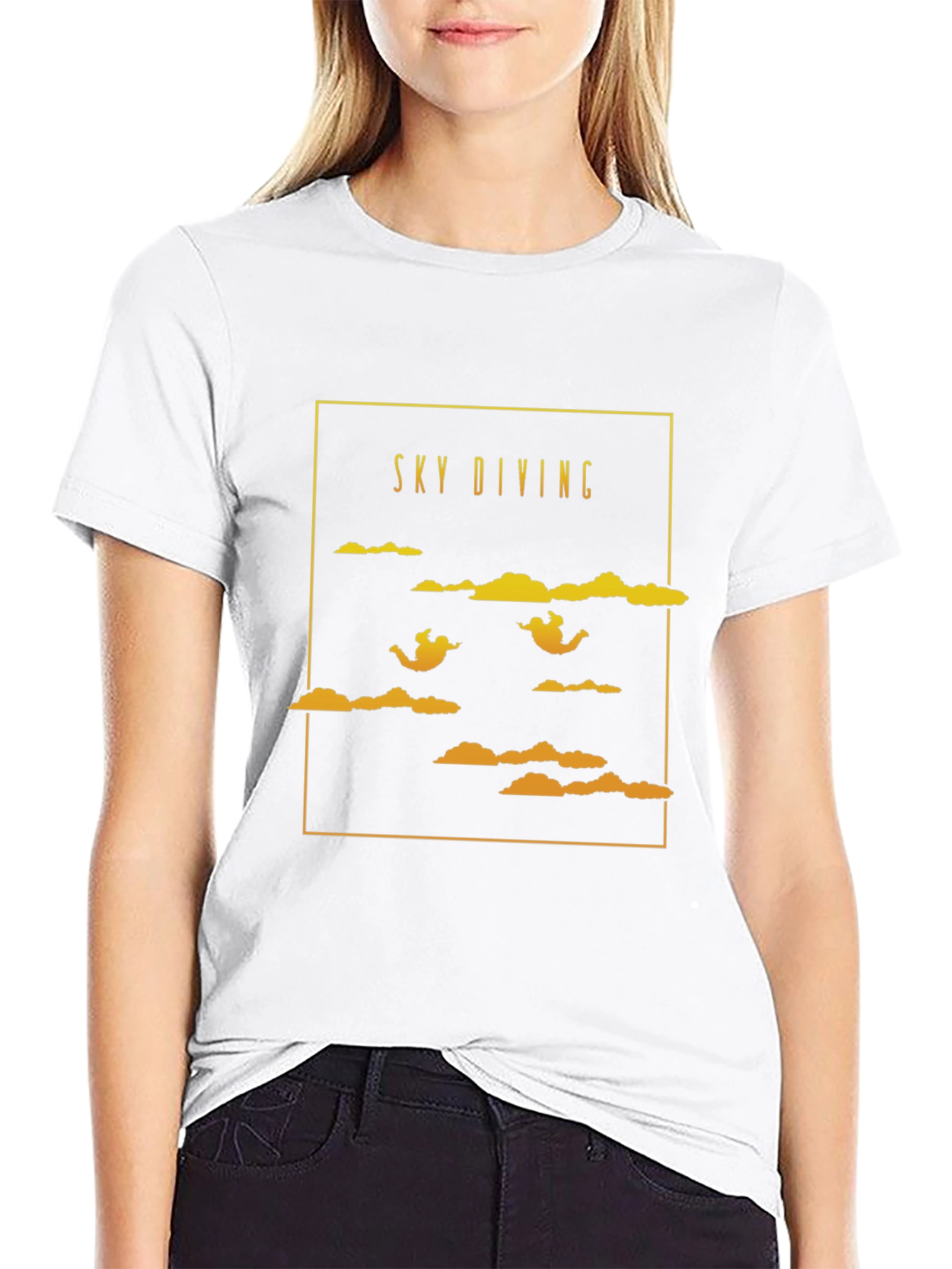 Sky Diving Graphic T-Shirt - Adventure Ready