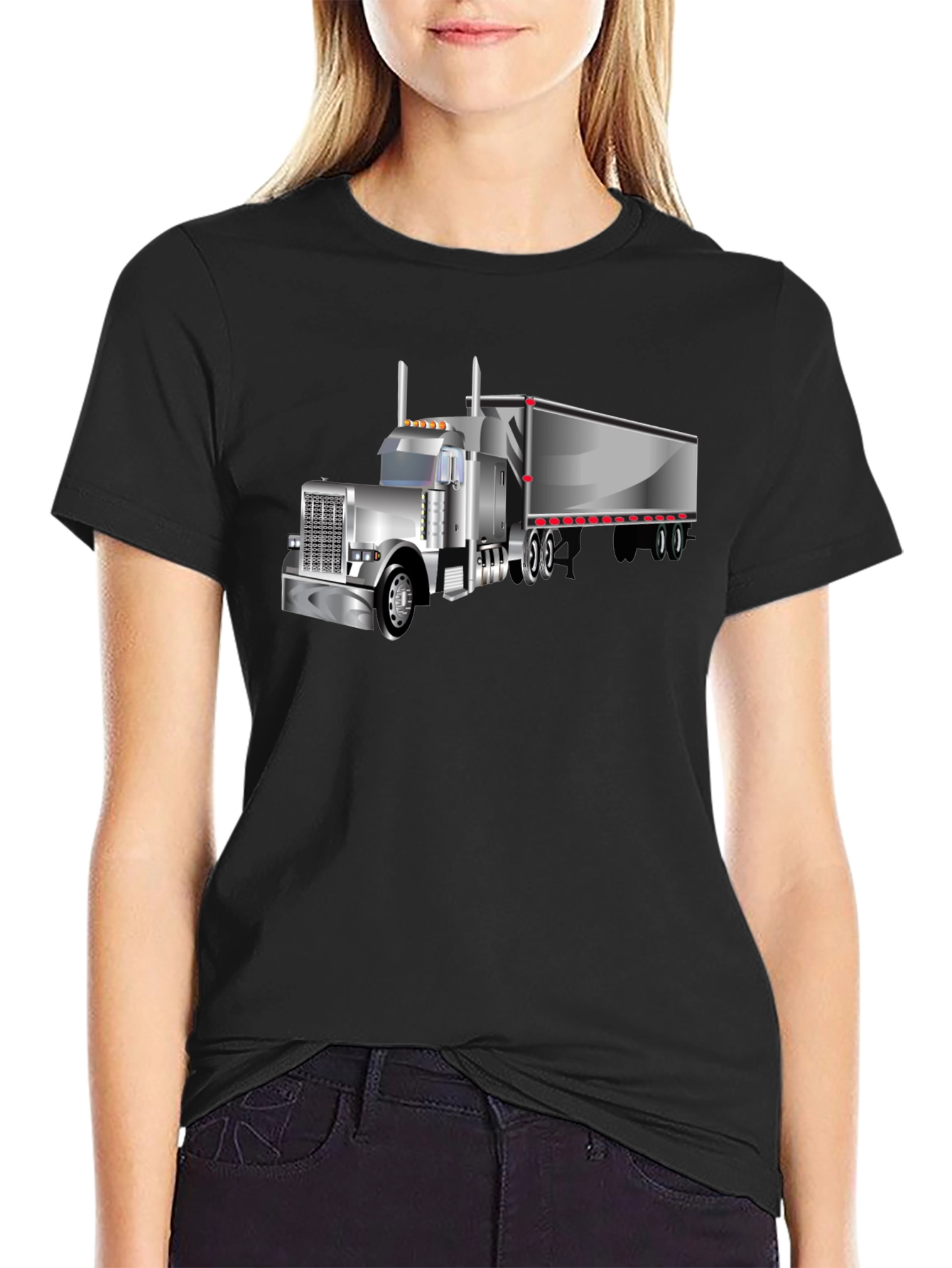 Truck Graphic Black T-Shirt