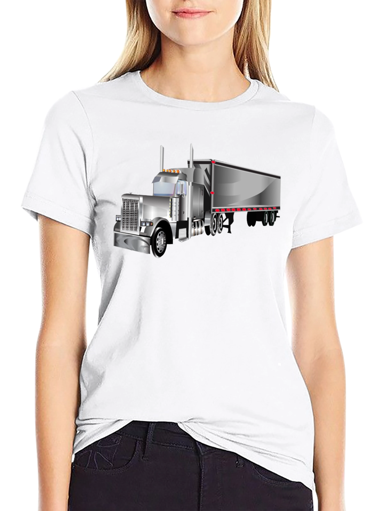 Truck Graphic Black T-Shirt