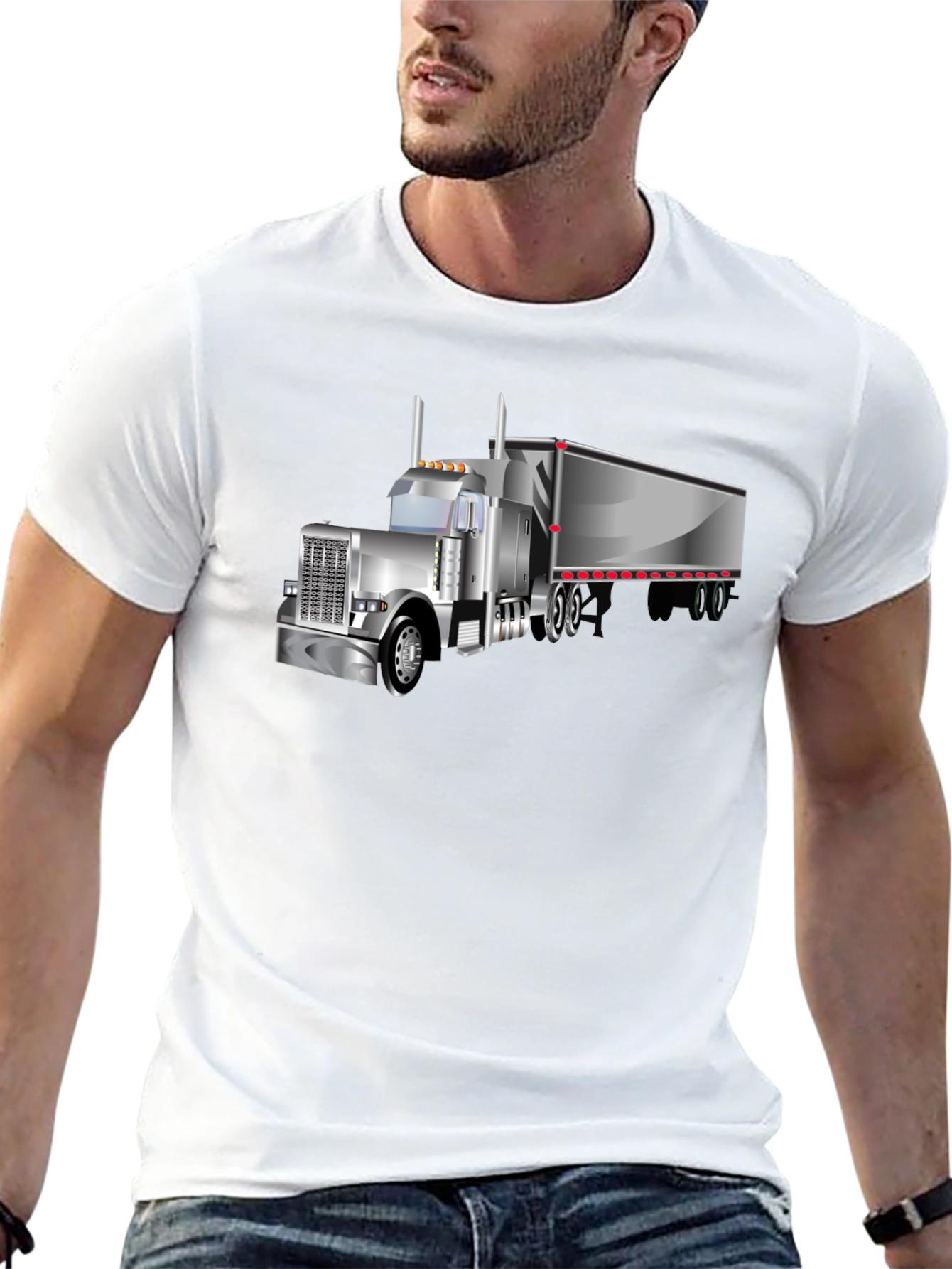 Truck Graphic Black T-Shirt