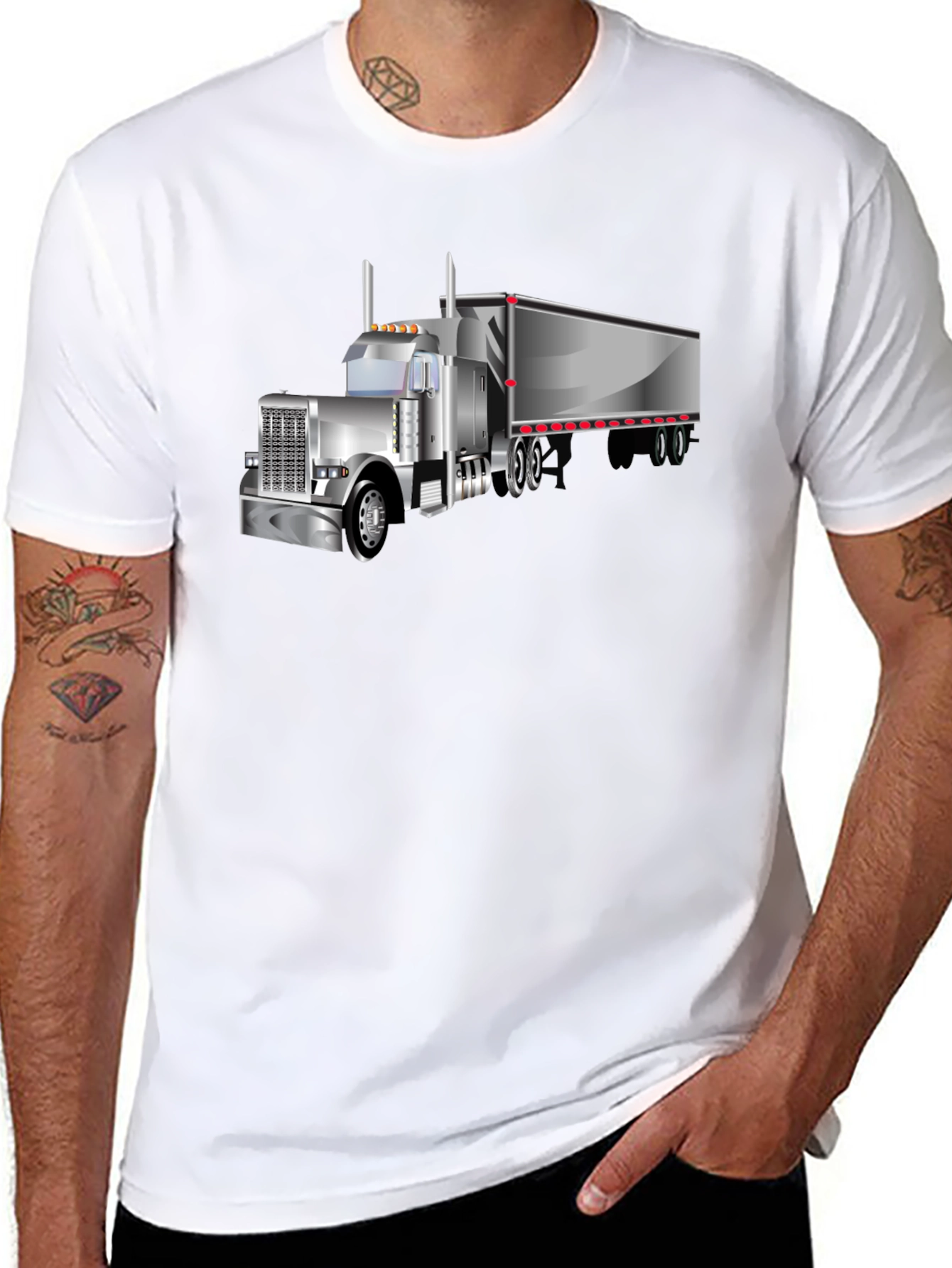 Truck Graphic Black T-Shirt