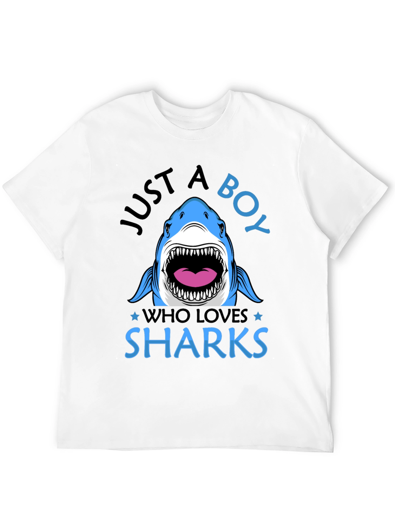 Just A Boy Who Loves Sharks T-Shirt