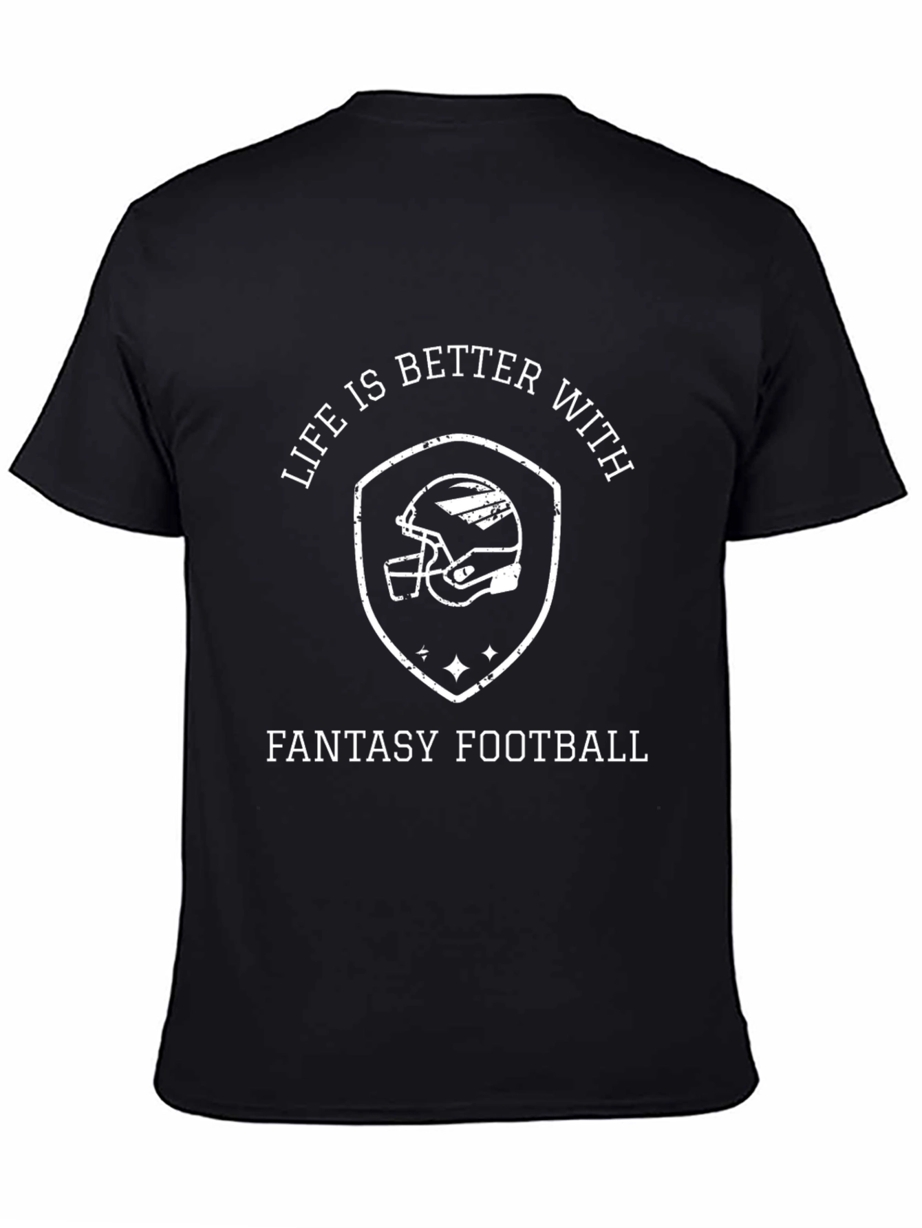 Fantasy Football Graphic Tee - Black