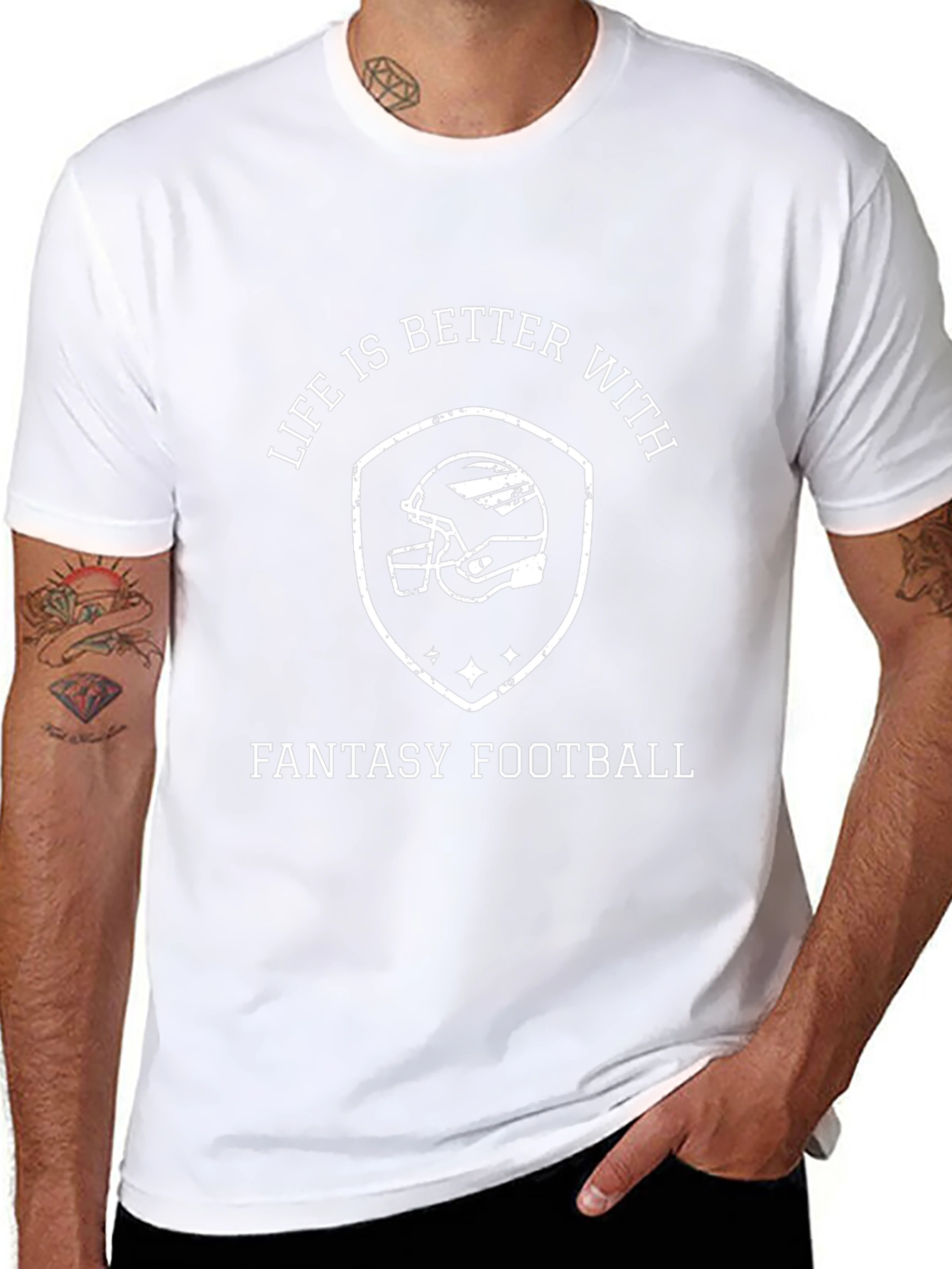 Fantasy Football Graphic Tee - Black