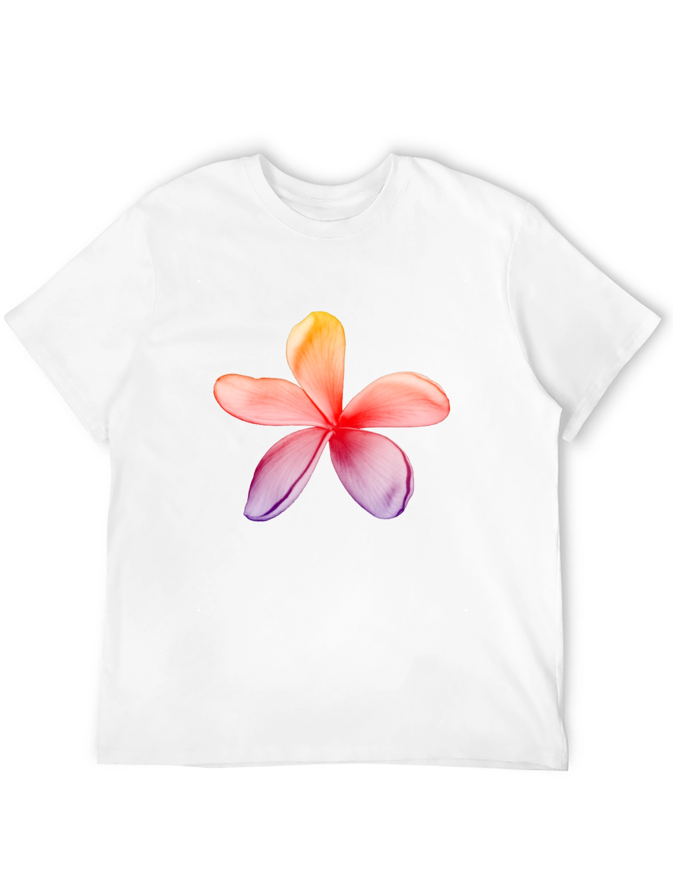 Floral Print Black T-Shirt