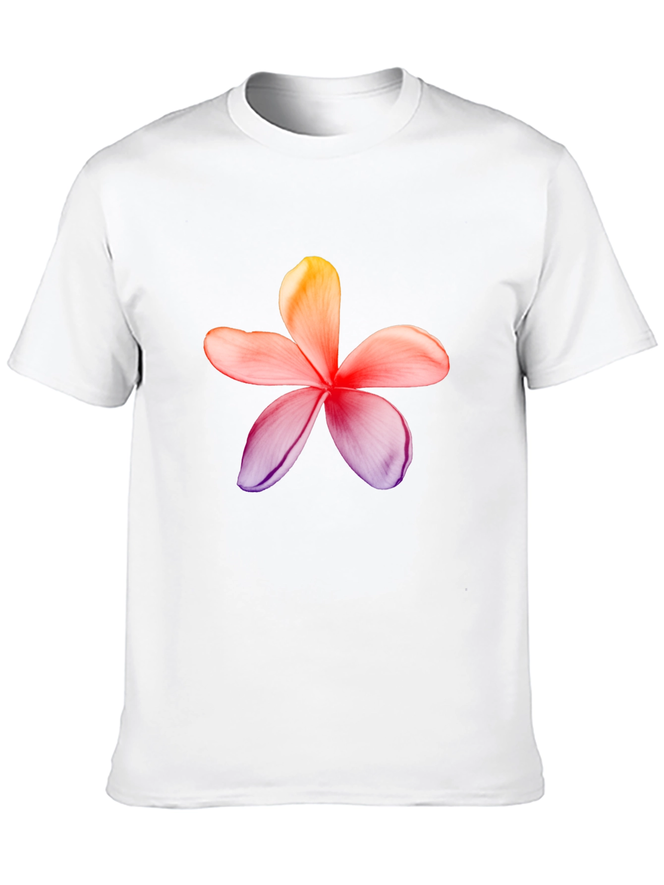 Floral Print Black T-Shirt
