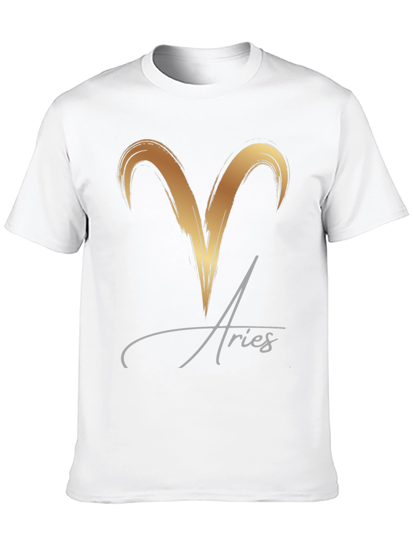 Aries Zodiac T-Shirt - Black Graphic Tee