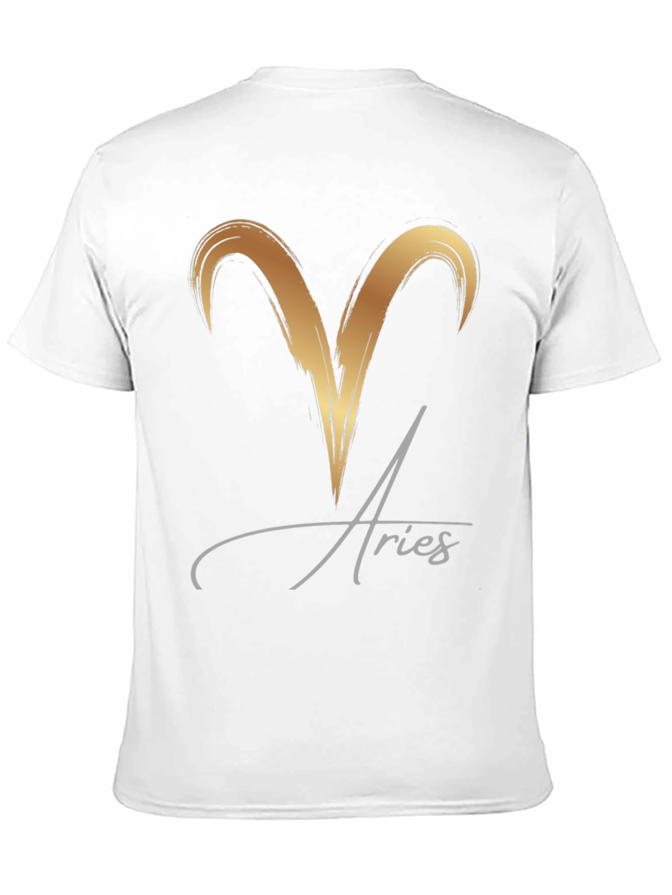 Aries Zodiac T-Shirt - Black Graphic Tee